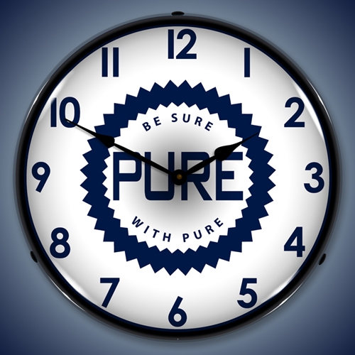 Pure Oil LED Backlit Clock