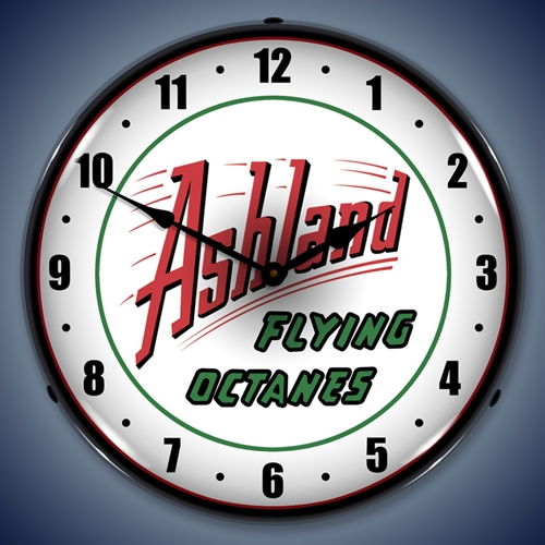 Ashland Gas LED Backlit Clock