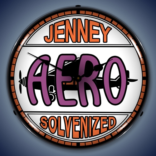 Jenny Aero Gas LED Backlit Clock