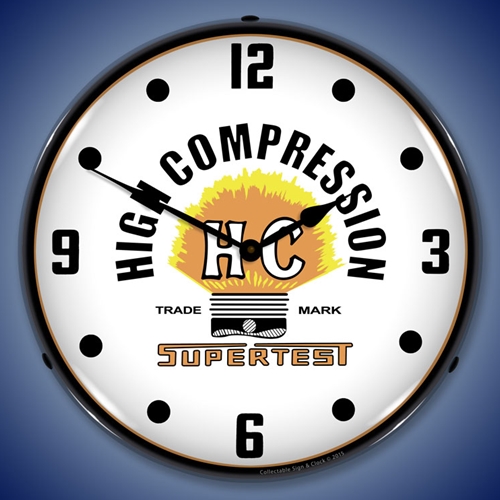 Supertest HC LED Backlit Clock