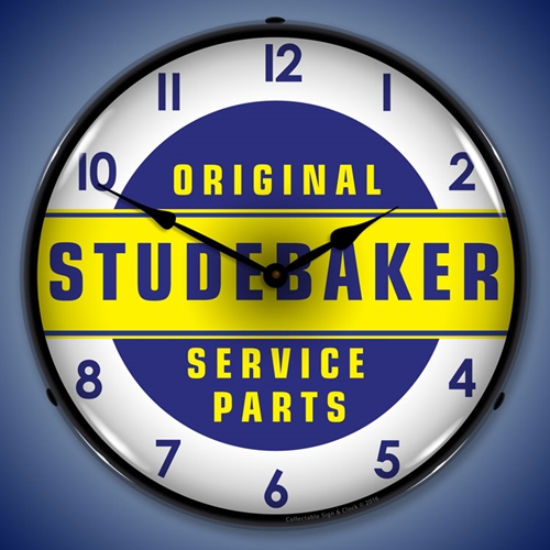 Studebaker Parts LED Backlit Clock