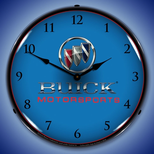 Buick Motorsports LED Backlit Clock