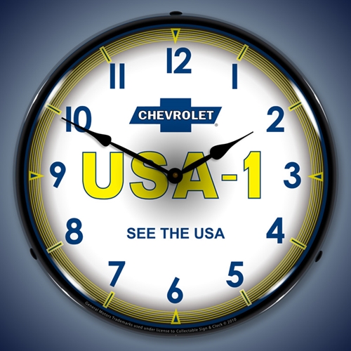 Chevrolet   USA1 LED Backlit Clock