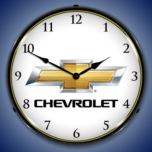 Chevrolet Bowtie LED Backlit Clock