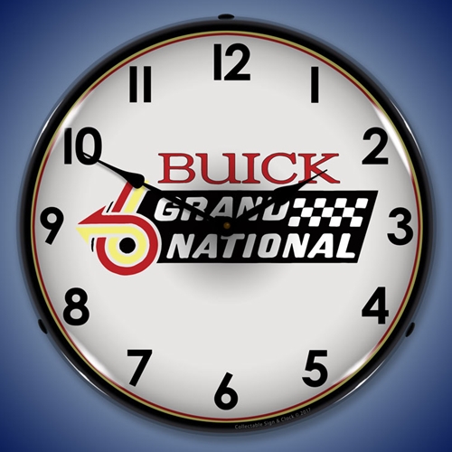 Buick Grand National logo LED Backlit Clock
