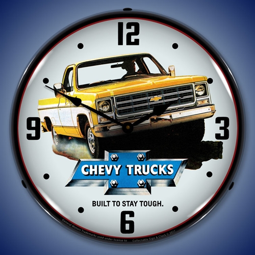 1979 Chevrolet Truck LED Backlit Clock