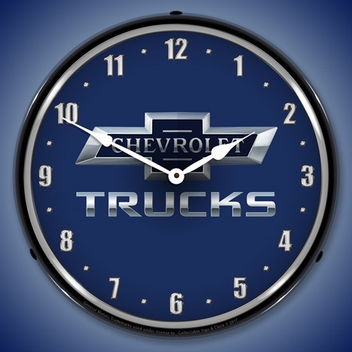 Chevrolet Trucks 100th Anniversary LED Backlit Clock