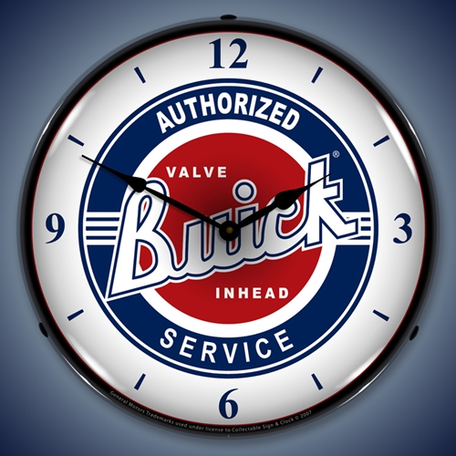 Buick Service w/numbers LED Backlit Clock