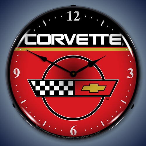 C4 Corvette LED Backlit Clock