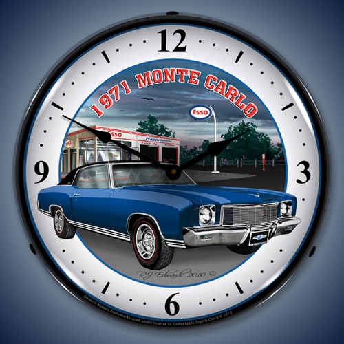 1971 Monte Carlo LED Backlit Clock