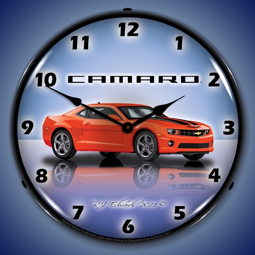 Camaro  SS  g5 LED Backlit Clock