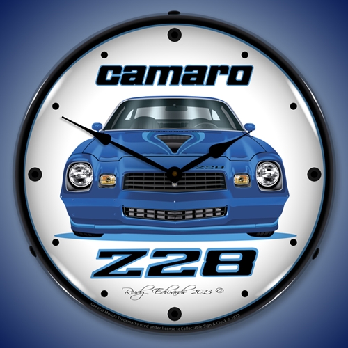 1979 Z28 Camaro LED Backlit Clock