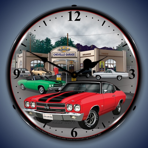 1970 Chevelle LED Backlit Clock