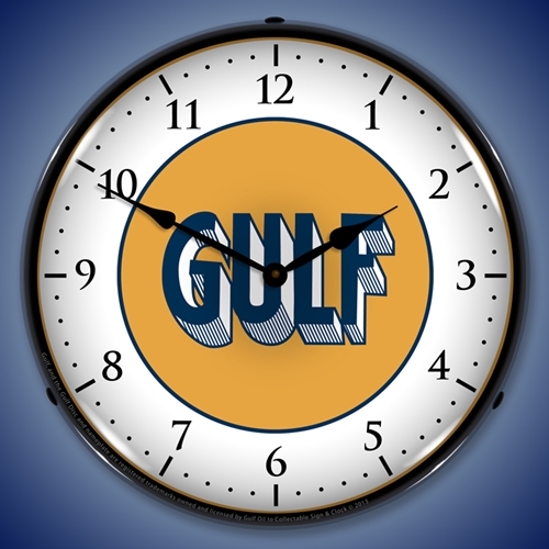 Gulf 1920 LED Backlit Clock