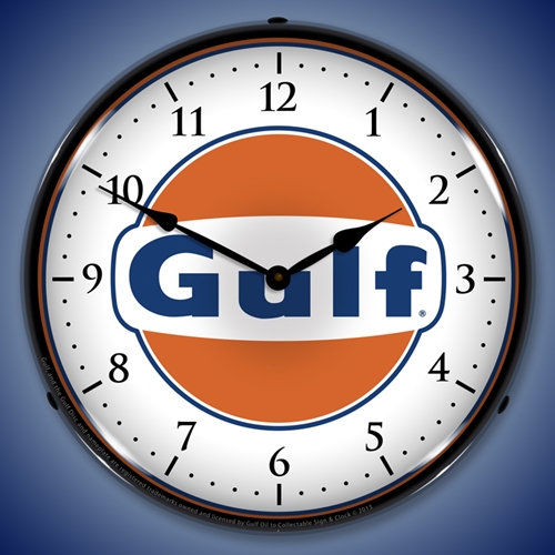Gulf LED Backlit Clock