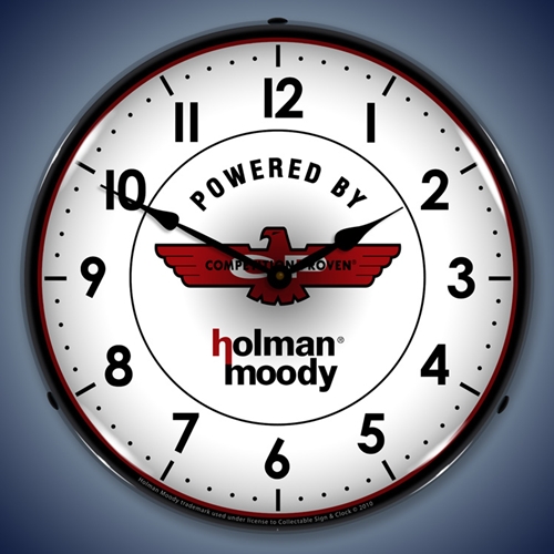 Holman Moody LED Backlit Clock