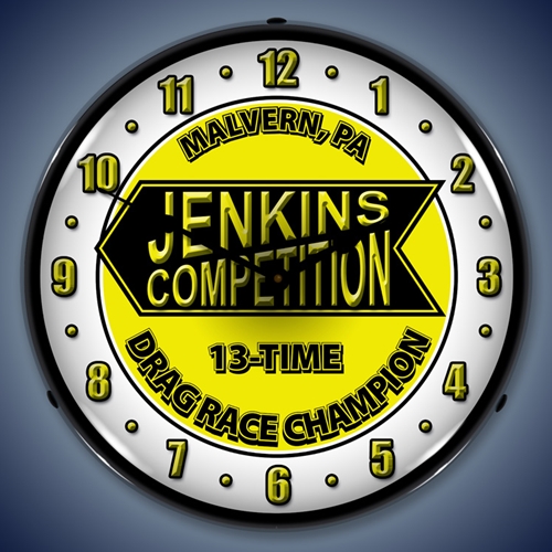 Jenkins LED Backlit Clock