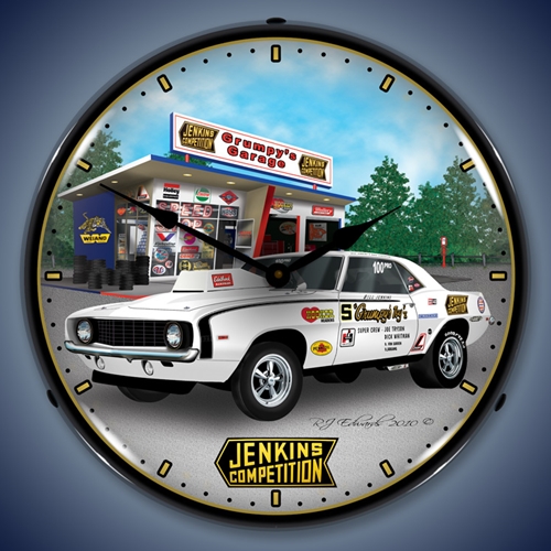 Jenkins 1969 Camaro LED Backlit Clock