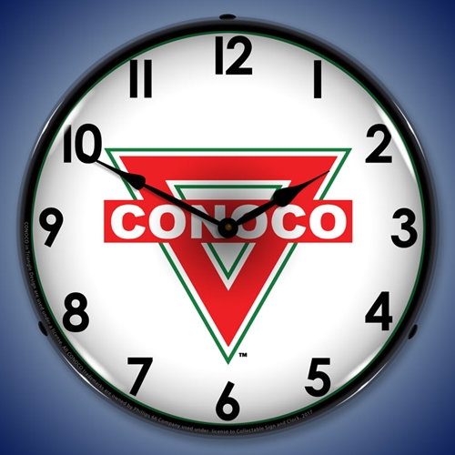 Conoco LED Backlit Clock