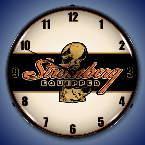 Stromberg  Equipped LED Backlit Clock