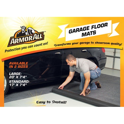 Armor All Premium Oil Spill Mat, Garage Floor Maintenance Mat (30 x 59),  Absorbent Oil Pad, Reusable, Washable, Durable, Waterproof Backing Contains