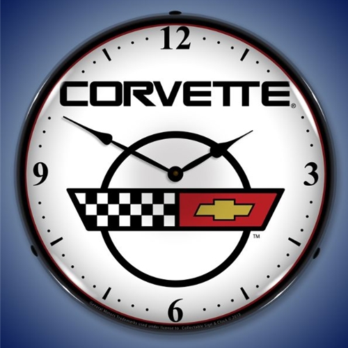 C4 Corvette LED Backlit Clock