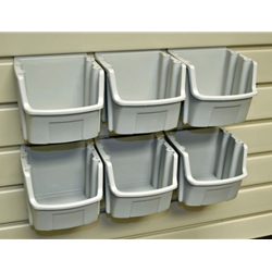 Small Parts Storage Reach-In Bin Storage Kit (6 pcs)