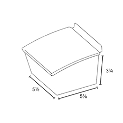 Hi Capacity Reach-in Storage Bins for Slatwall - PopBox JUMBO