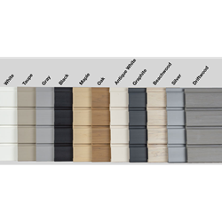 Not sure which color HandiWall Slatwall panel you want?  Select up to (4) color samples on us!