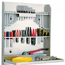 Aluminum Hand Tool Storage Cabinet Workstation