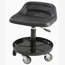 Tractor Seat Rolling Stool - Mechanic Seat - Shop Stool