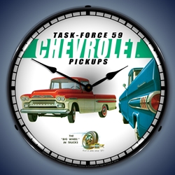 1959 Chevrolet Pickup LED Backlit Clock