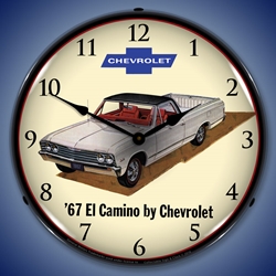 1967 Chevrolet El Camino LED Backlit Clock
