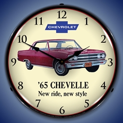 1965 Chevelle LED Backlit Clock