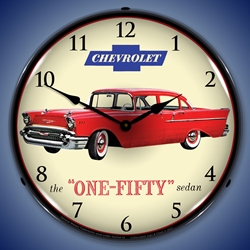 1957 Chevrolet One Fifty LED Backlit Clock