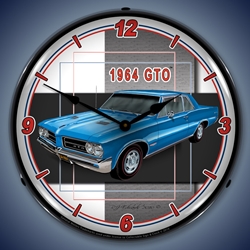 1964 GTO LED Backlit Clock
