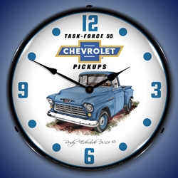 1955 Chevrolet Truck LED Backlit Clock