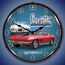 1967 Corvette Stingray LED Backlit Clock