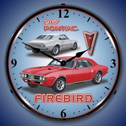 1967 Firebird LED Backlit Clock