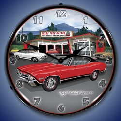 1968 SS Chevelle LED Backlit Clock