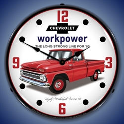 1965 Chevrolet Truck LED Backlit Clock