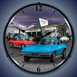 1966 Sinclair Vette LED Backlit Clock