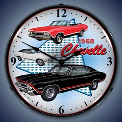 1968 Chevelle LED Backlit Clock