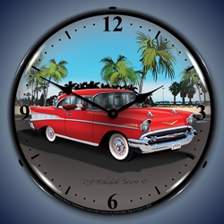 1957 Chevy LED Backlit Clock