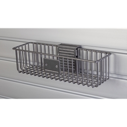 3 in. x 12 in. Handiwall Basket for Slatwall Wall Storage