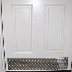 Diamond Plate Kickplate for Door Bottom