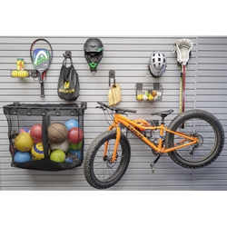 Sports Accessory Kit for Slatwall Wall Storage Organizers