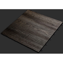 RaceDeck  Charred Oak Interlocking Garage Floor Tile