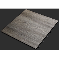 RaceDeck  Smoked Oak Interlocking Garage Floor Tile