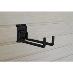 6 in. Double Hook for Slatwall Wall Storage